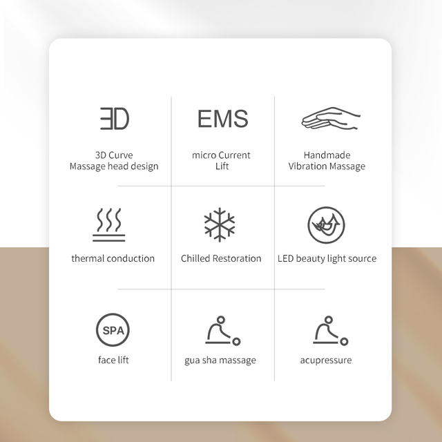 Hot & Cold Firming Massager - Age-Defying Face & Neck Firming & Contouring Tool