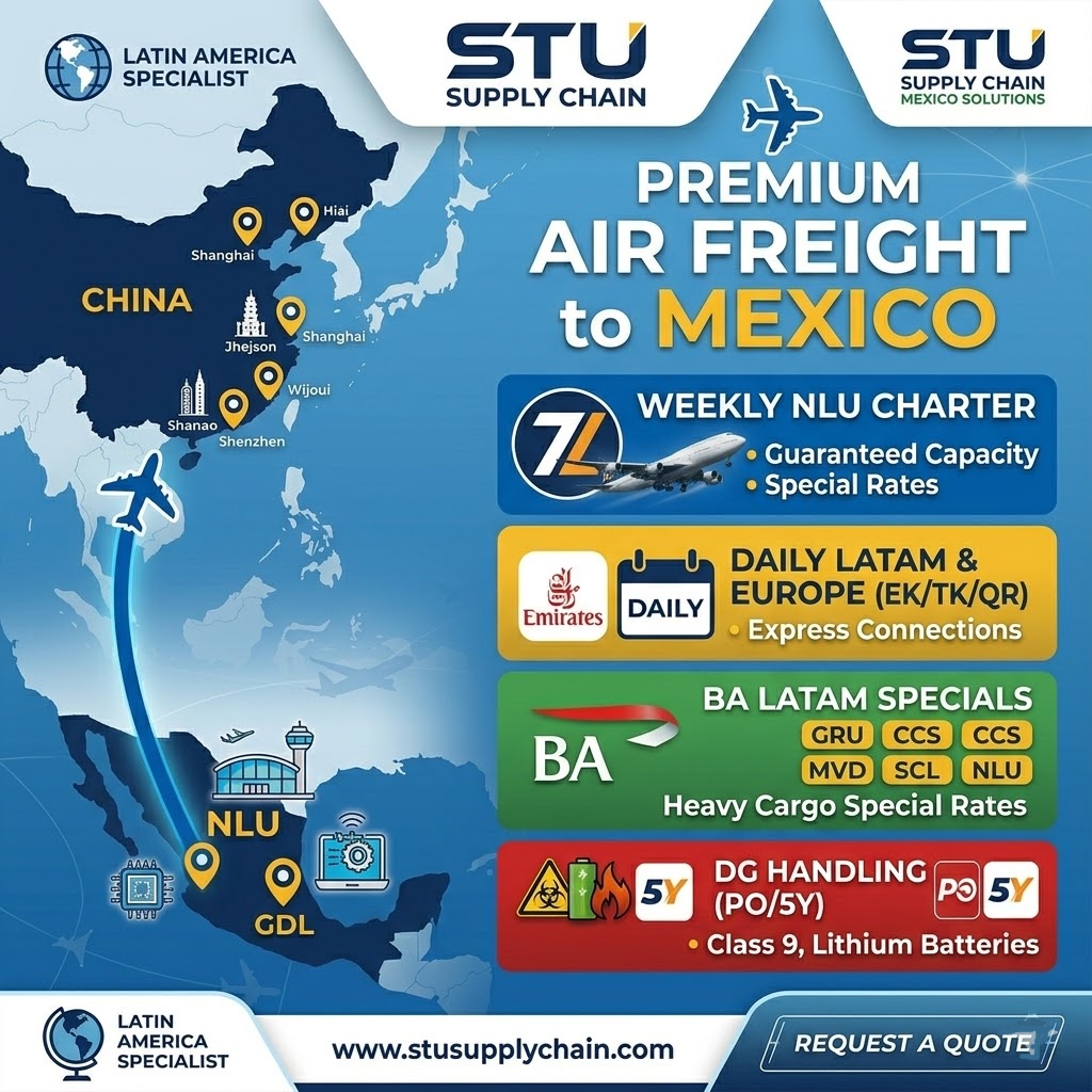 Premium Air Freight Services To Mexico: Efficient, Reliable, And Nationwide Coverage