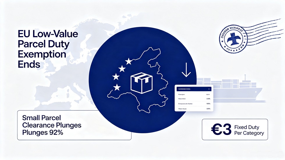 Chinese Sellers Retreat from Europe as Small Parcel Clearance Plunges 92%
