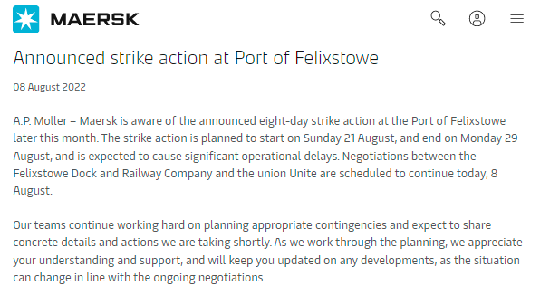 8-day strike at the Port of Felixstowe-2