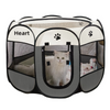 Cat Whelping Box - Enclosed Birthing Kit & Octagonal Pet Playpen Fence for Cats Dogs