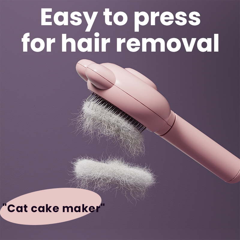 Bunny Ear Pet Brush - Cat & Dog Grooming Brush with Cute Rabbit Design