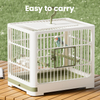Compact Hanging Bird Cage - Pet Bird Cage with Accessories