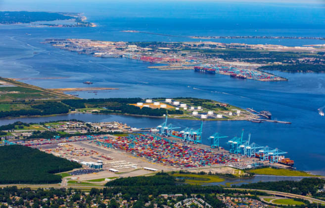 TOP 10 Busiest Container Ports in the US - virginia