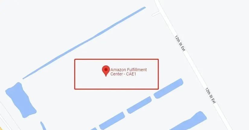 U.S. East Coast Amazon FBA Warehouse Locations-CAE1