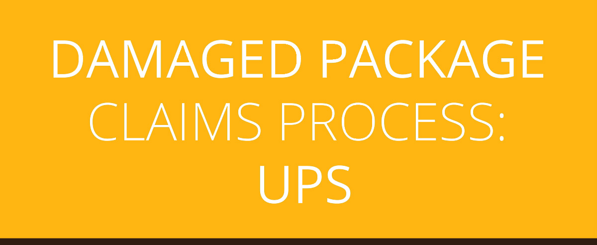 Claim Process for Damaged Package to UPS