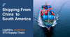 Sea Freight Shipping From China to Brazil by FCL/LCL Shipment