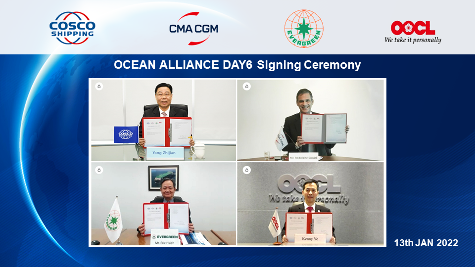 COSCO SHIPPING Lines launches OCEAN Alliance 2022 service