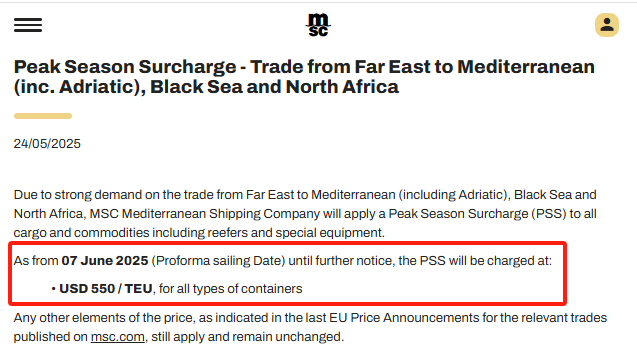 Trade from Far East to Mediterranean