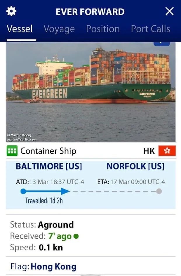 Container Ship Runs Aground in Chesapeake Bay_4