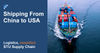 China Shipping to USA Door To Door / Port to Port Services by Sea Freight