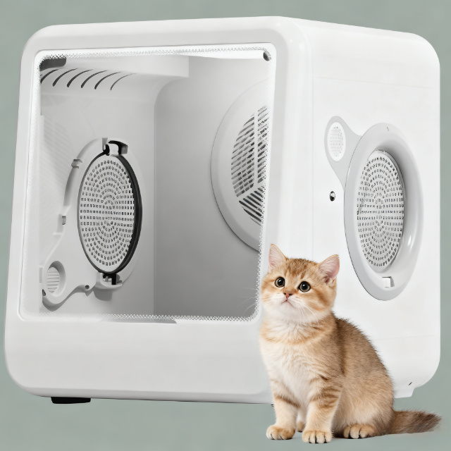 Automatic Pet Hair Dryer Box - Safe Fast-Drying Cat Dog Grooming Device