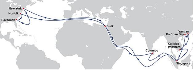 Shipping Route from China to USA_2