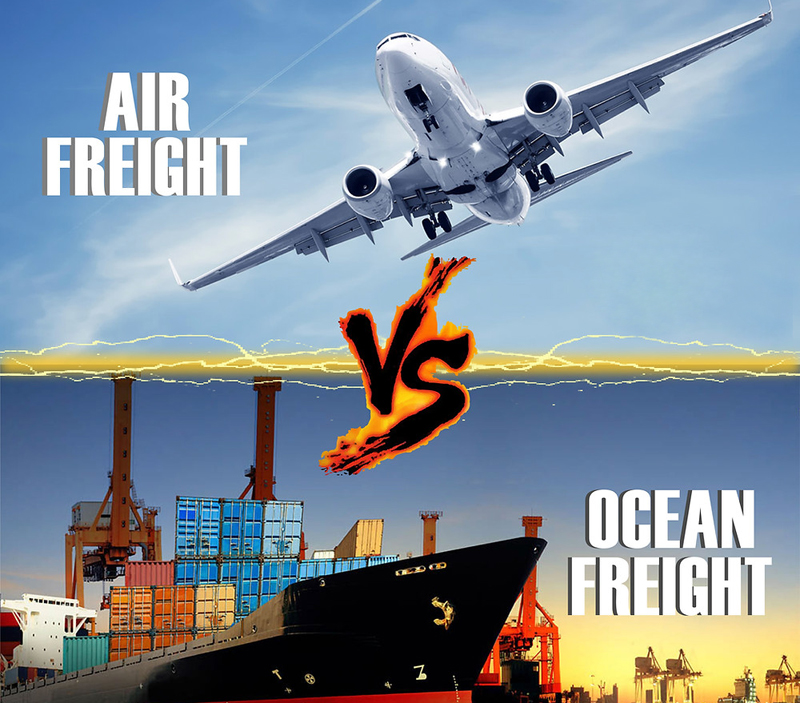 AIR FREIGHT VS OCEAN FREIGHT