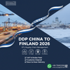 STU Supply Chain DDP logistics from China to Finland. Sea, air, and rail freight with customs clearance, duty and 25.5% VAT included for Helsinki door delivery.