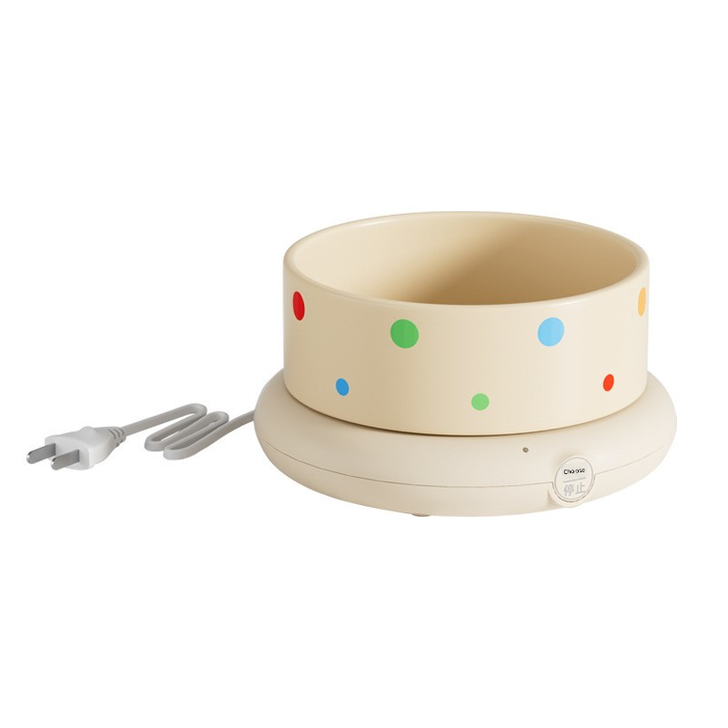 Pet Thermostatic Heated Water Fountain - Winter Warm, Multifunctional Pet Bowl & Yogurt Maker