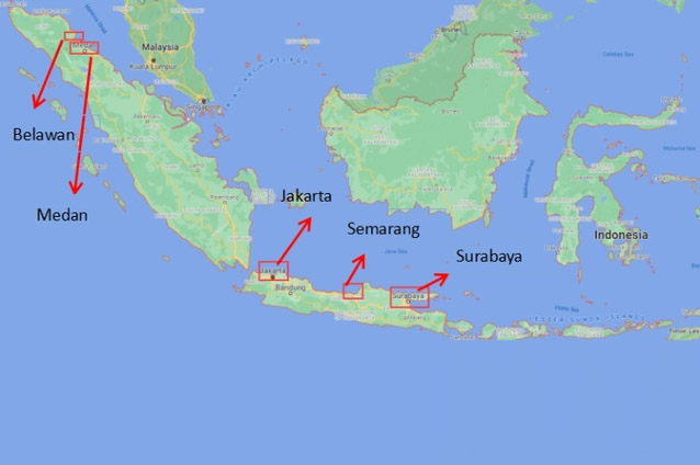 Ports in Southeast Asia-Indonesia