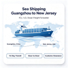 Sea shipping from Guangzhou to New Jersey FCL LCL door-to-door ocean freight service by STU Supply Chain