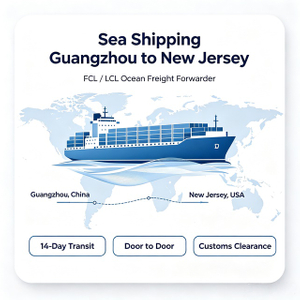Sea shipping from Guangzhou to New Jersey FCL LCL door-to-door ocean freight service by STU Supply Chain