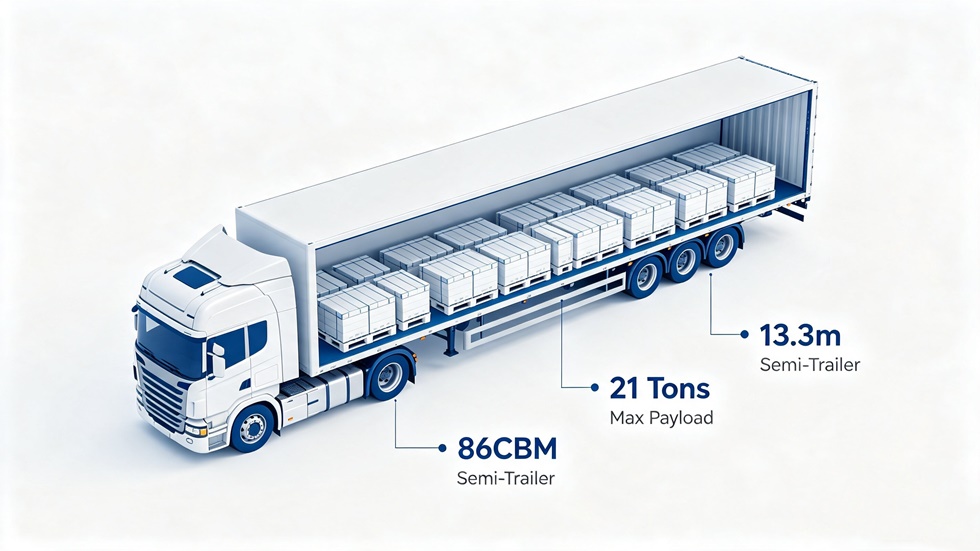 Applicable cargo scenarios for China‑Europe TIR FTL road freight: industrial machinery, e‑commerce pallets, bulk B2B goods for EU market