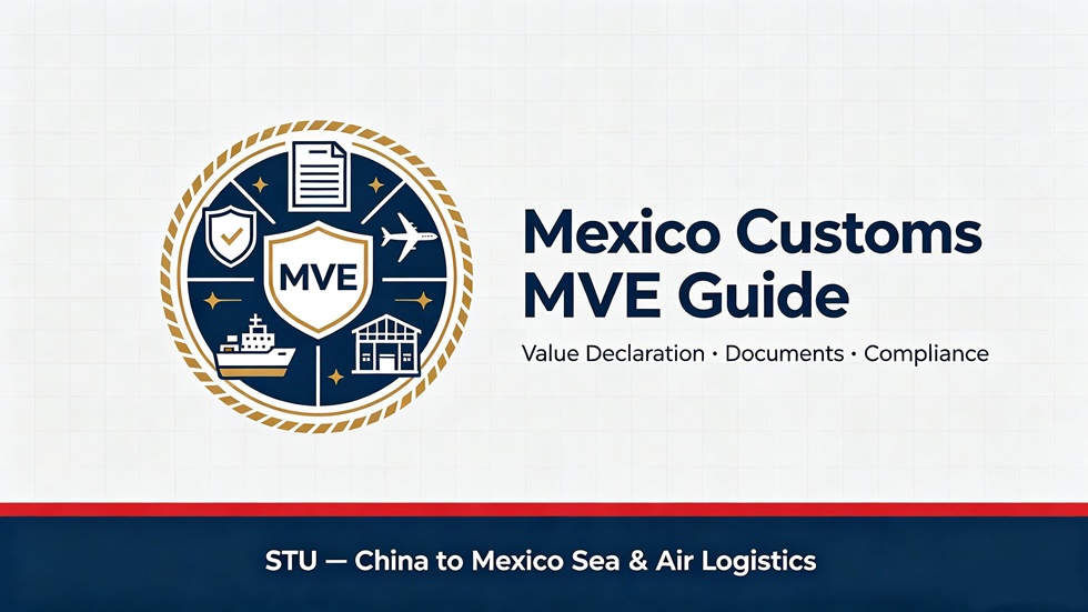 Mexico has fully implemented the MVE electronic value declaration system via VUCEM platform. All importers must submit complete supporting document chains to prevent cargo hold-up, customs fines and clearance delays. Master the latest customs compliance rules for Mexican imports, and choose STU’s reliable dedicated sea & air freight lines to Mexico. We offer one-stop cargo consolidation, warehousing and sorting services in China for buyers based in Mexico. 