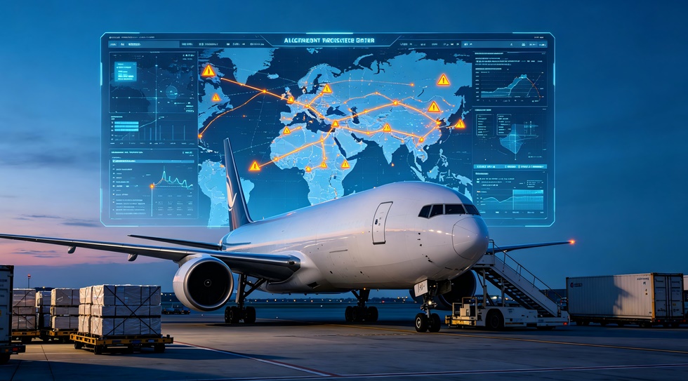 Sea‑air multimodal logistics alternative for disrupted Asia‑Europe shipments