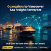 Guangzhou to Vancouver Sea Freight Forwarder |China DDP Door to Door Shipping Service Canada