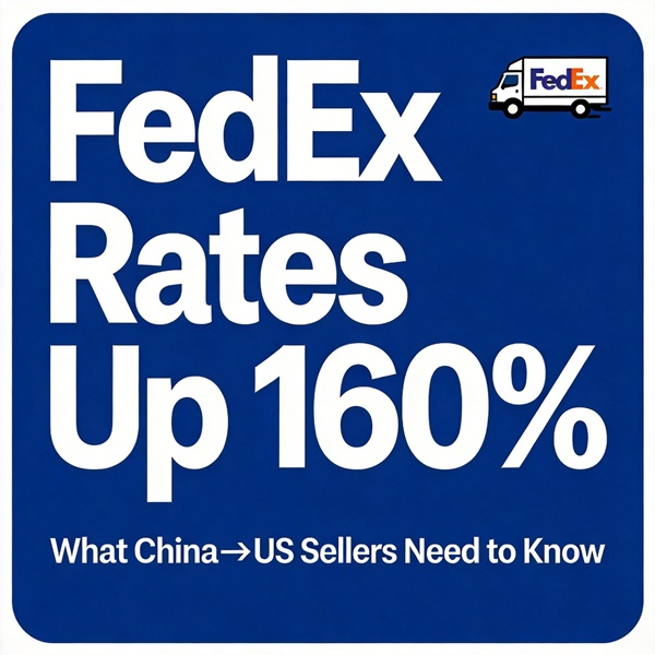 FedEx China to USA Surcharge Up 160%: What a 10kg Parcel Really Costs Now