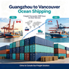 Ocean container shipping Guangzhou port to Vancouver Canada customs clearance DDP service