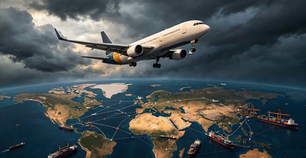 Surging air freight rates and jet‑fuel cost volatility